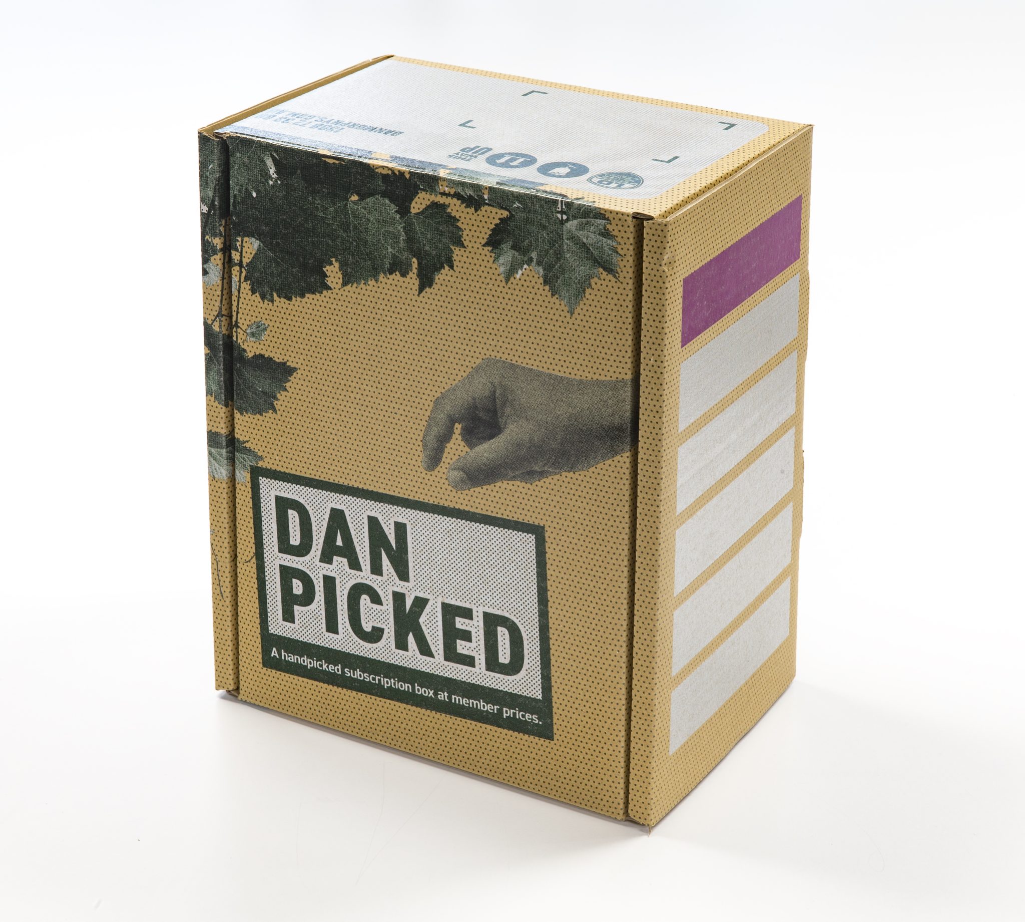 Unboxing Dan Murphy's Dan Picked recycled wine box Opal.