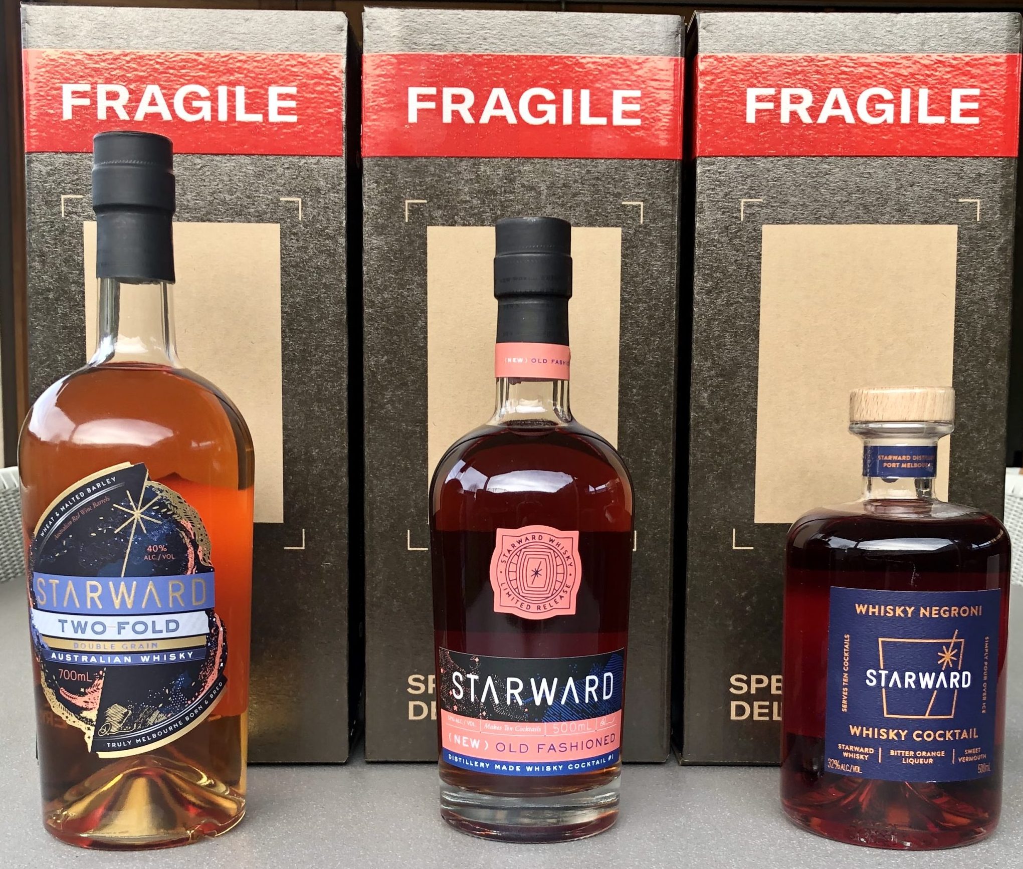 Starward Whisky's shippers Opal.